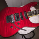 Jackson  SL-1 Soloist 2005 Translucent Red AAA Flame Maple Top