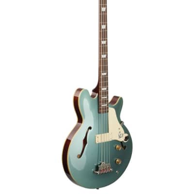 Epiphone Jack Casady Signature Bass Guitar Pelham Blue image 8