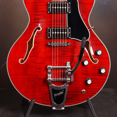 Eastman T486B Thinline Archtop with Bigsby Classic finish image 1