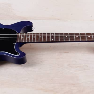 Gibson Les Paul Junior Tribute DC 2019 Blue Stain Double Cutaway Jr w/ Case image 2