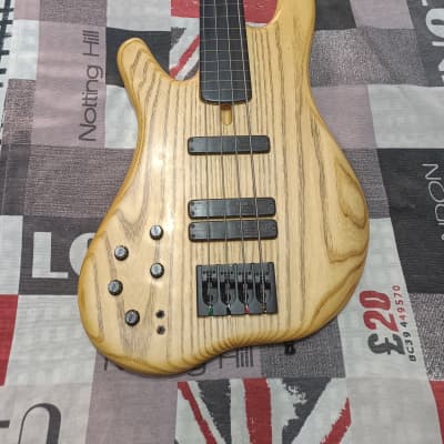 Anaconda Bass Custom J Fretless - Left Handed 2015 - Natural for sale