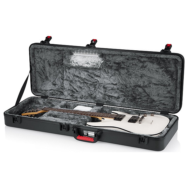 Gator GTSA-GTRELEC-LED TSA ATA Molded Electric Guitar Case with Interior LEDs image 1