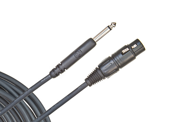 Planet Waves Classic Series Unbalanced Microphone Cable, XLR-to-1/4-inch, 25 feet image 1