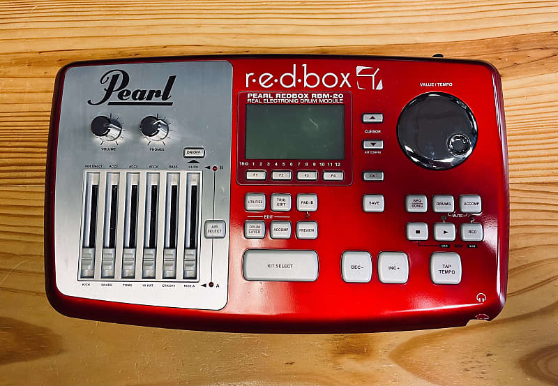 Pearl Redbox Drum Sound Module w/ Steven Slate Samples Reverb