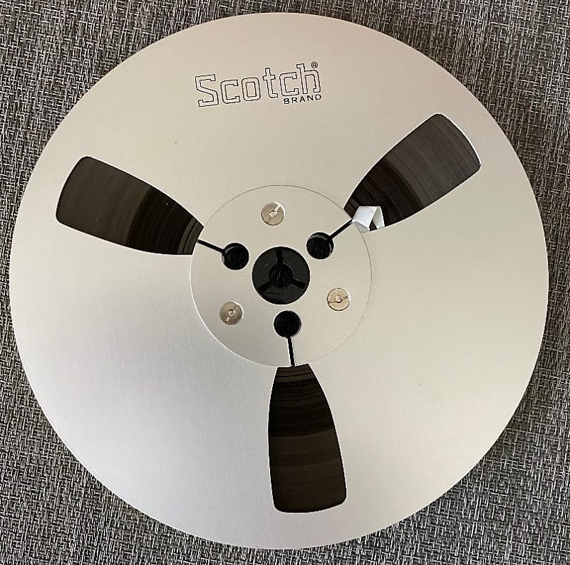Scotch Professional 7 Metal Take Up Reel RB-1/4-7M with Recording Tape