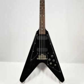 Burny BVB-75（85 ）フライングVベース 中古品 Burny BVB-75（BVB-85）Blue Refinish - Sunshine Guitar