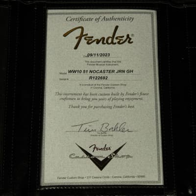 Fender Custom Shop Wildwood 10 1951 Nocaster - Journeyman Relic image 8