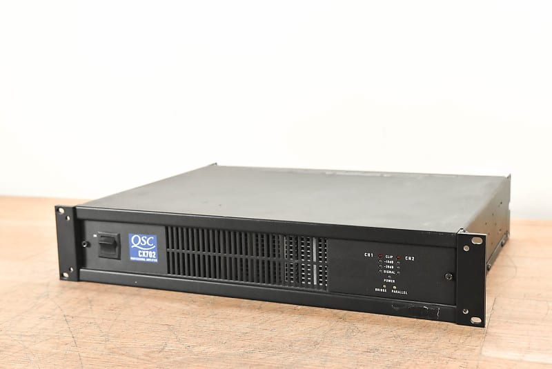 QSC CX702 2Channel Power Amplifier CG00447 Reverb