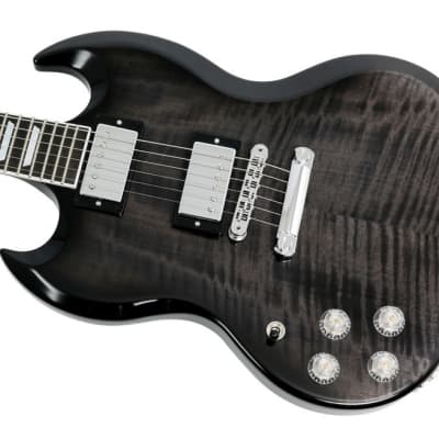 Gibson - SG Modern - Left-Handed Electric Guitar - Trans Black Fade image 2