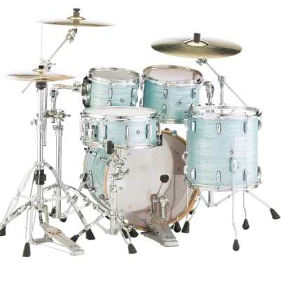 Pearl Session Studio Select Ice Blue Oyster 20x14/10x7/12x8/14x14 Drums Shell Pack & GigBags Authorized Dealer image 10
