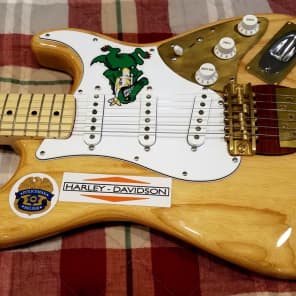 Fender Jerry Garcia Aligator Stratocaster Replica Natural image 3