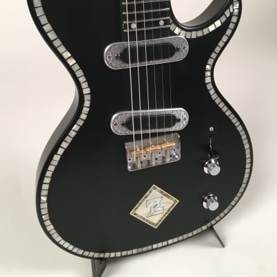 Zemaitis Custom Shop Model CS24 3A 2S-BK Duo Cut Guitar with Zemaitis Gig Bag image 4