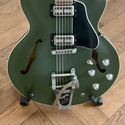Gibson Chris Cornell ES-335 Tribute-olive drab green 2018 Olive drab green image 1