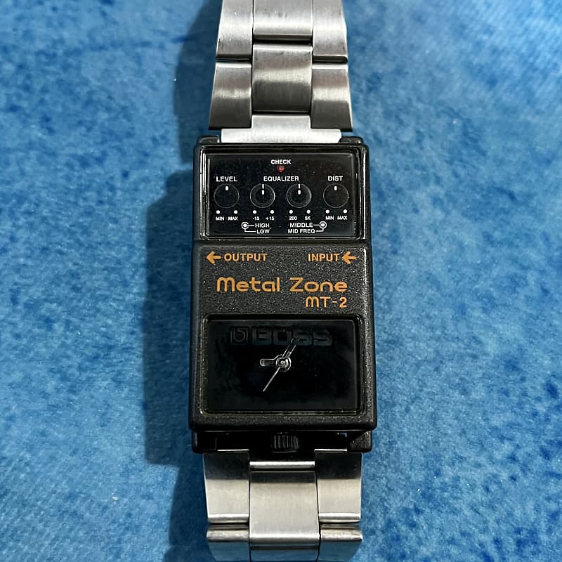 Roland Vintage Boss MT-2 Metal Zone Rare Promotional Wrist Watch