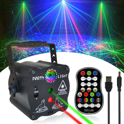 Party Dj Lights With Remote Control, Portable Mini Disco Ball Stage Light,  Sound Activated Usb Powered Bright Rgb Led Projector Strobe Lamp For Room Home  Decor Birthday Gift Bar Rave Karaoke Xmas