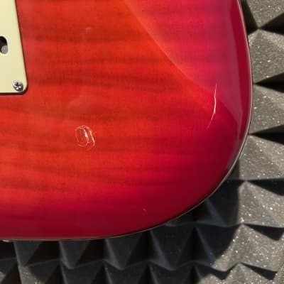 Fender 62 Stratocaster Reissue MIJ flame top image 13