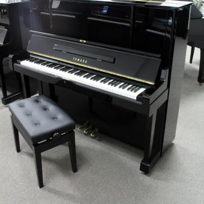 Yamaha YUX Upright Piano 52" Black Polish image 1