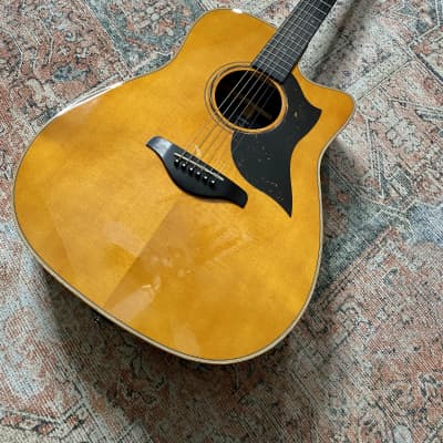 Yamaha A5R-VN Dreadnought with Electronics 2010s - Vintage Natural image 1