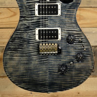 PRS 10 Top Custom 24 Piezo Electric Guitar Faded Whale Blue w/ Case image 2
