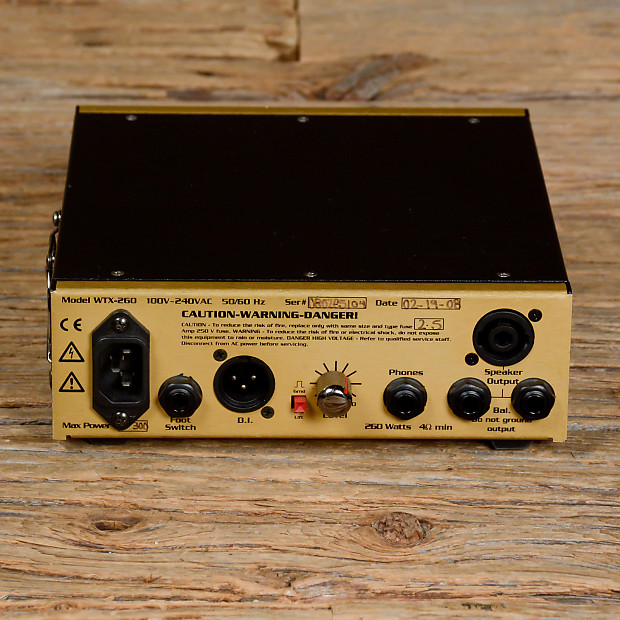 Eden WTX-260 Bass Amp Head USED | Reverb