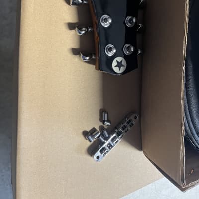 Blackstar Carry On Travel Guitar with case, u fix it, headstock broken off, read all image 11