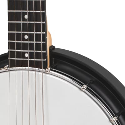 GOLD TONE AC-6+ ELECTRIC LEFTY Composite Resonator BANJITAR banjo GUITAR w/ BAG image 5