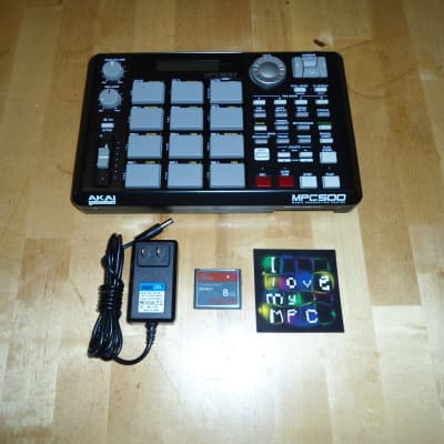 Fully Serviced Akai MPC 500 128MB RAM 8GB CF Card Drum Kits & AC Power Adapter image 13