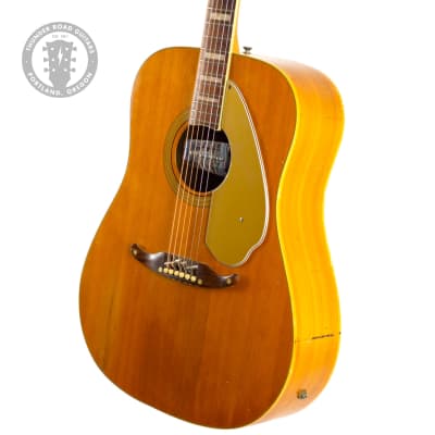 Late 1960s Fender Wildwood III Acoustic/Electric Guitar Gloss Natural for sale