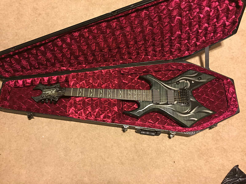 BC Rich KKW-7 Kerry King 7 String Warlock See Thru Black | Reverb