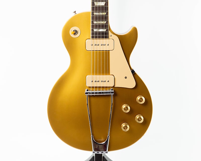 ギター Gibson Tribute LesPaul 52Reissue Goldtop Gibson Tribute '52 Les Paul Reissue Bullion Gold 2013 | The