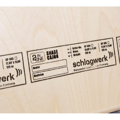 SCHLAGWERK - CP404 - Snare Cajon 2inOne Large image 7