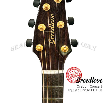 Breedlove Oregon Concert Tequila Sunrise CE LTD 2023 all solid Sitka Spruce & Myrtlewood guitar image 7