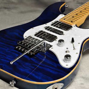 Schecter Japan SD-II-24-AS See Thru Blue | Reverb