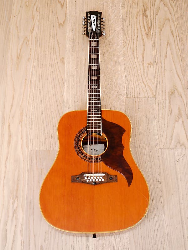 1960s Eko Ranger 12 String Vintage Acoustic Guitar Italy