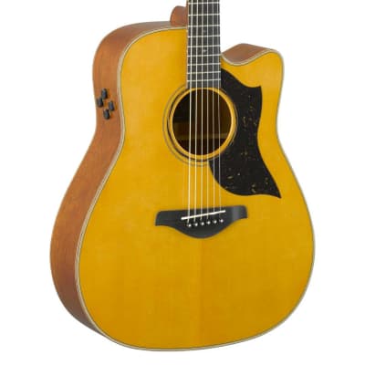 Yamaha A5M ARE Vintage Natural Acoustic Electric Guitar w/Case image 2