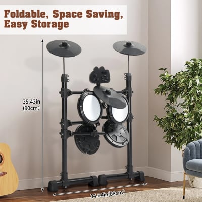 Glarry Beginner Electronic Drum Set image 6