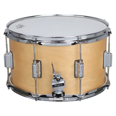 Rogers Powertone Wood Shell Snare Drum 14x8 Satin Natural image 2