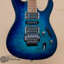 Ibanez S670QM Electric Guitar - Sapphire Blue