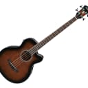 Ibanez AEB10EDVS AE Acoustic Electric Bass Guitar - Dark Violin Sunburst