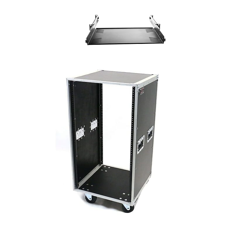 OSP 20 Space Studio Rack Case w/ Wheels & 1 Space Pull out | Reverb