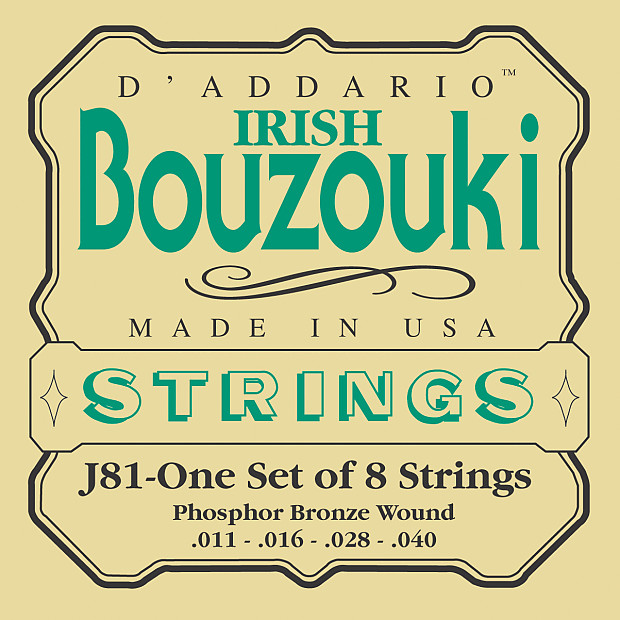 D'Addario J81 Irish Bouzouki Strings image 1