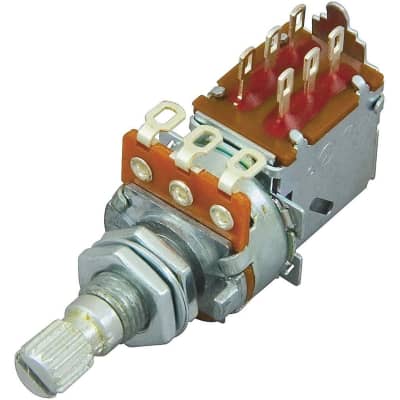DiMarzio 500K Push/Pull Potentiometer with integral DPDT Switch, audio taper image 2