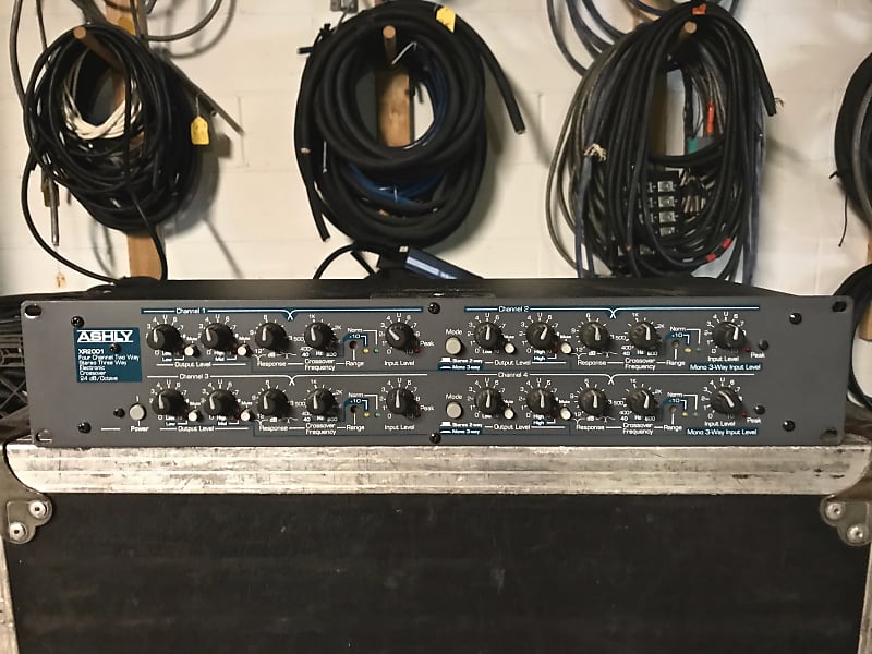 Ashly XR2001 3way Stereo/4 channel 2way Crossover Reverb