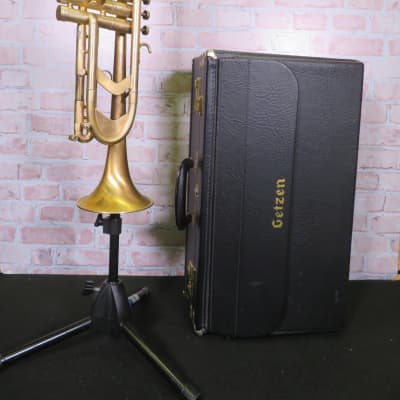 Getzen Genesis 2008 Unlacquered Pro Trumpet w/ Original Hard Shell Case image 9