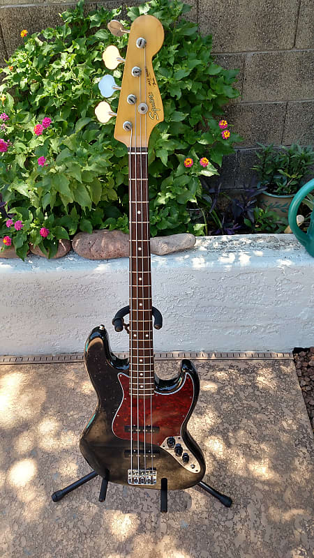 Squier Jazz bass E series Japan 1988-1989 Black | Reverb