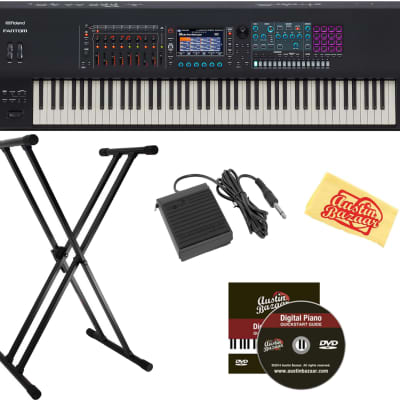 Roland Fantom 8 Synthesizer Keyboard w/ Adjustable Stand
