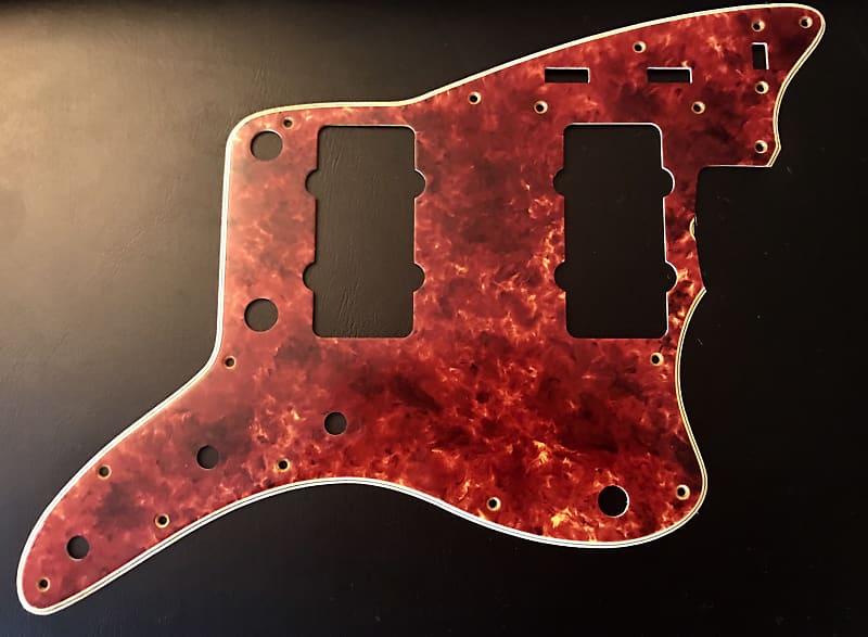 Spitfire Jazzmaster Tortoiseshell Pickguard 2018 Vintage Bright Red  Burgundy Mix