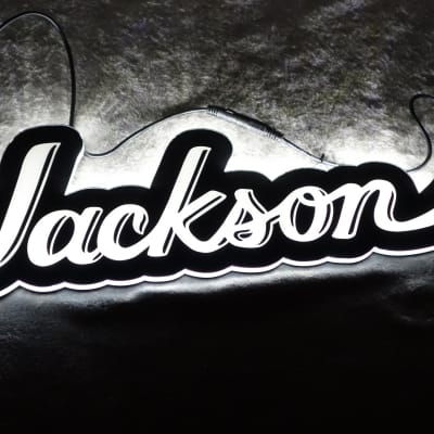 Jackson Guitars Logo LED Sign 120v with power supply 2995533100 image 1
