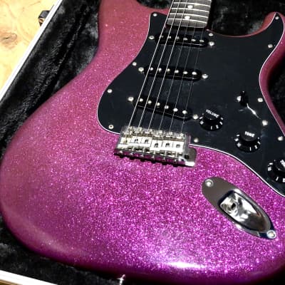 Moollon Stratocaster Purple Sparkle Matching Headstock 2015 - RARE !! image 7