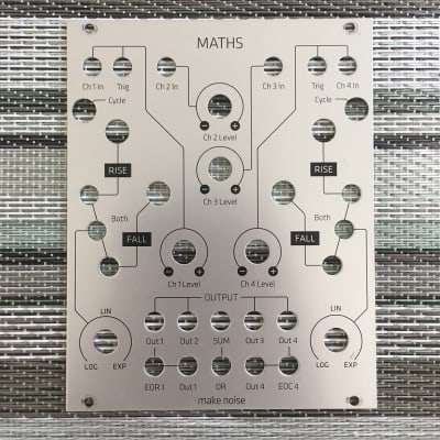 Make Noise Maths V1 Grayscale Faceplate image 1